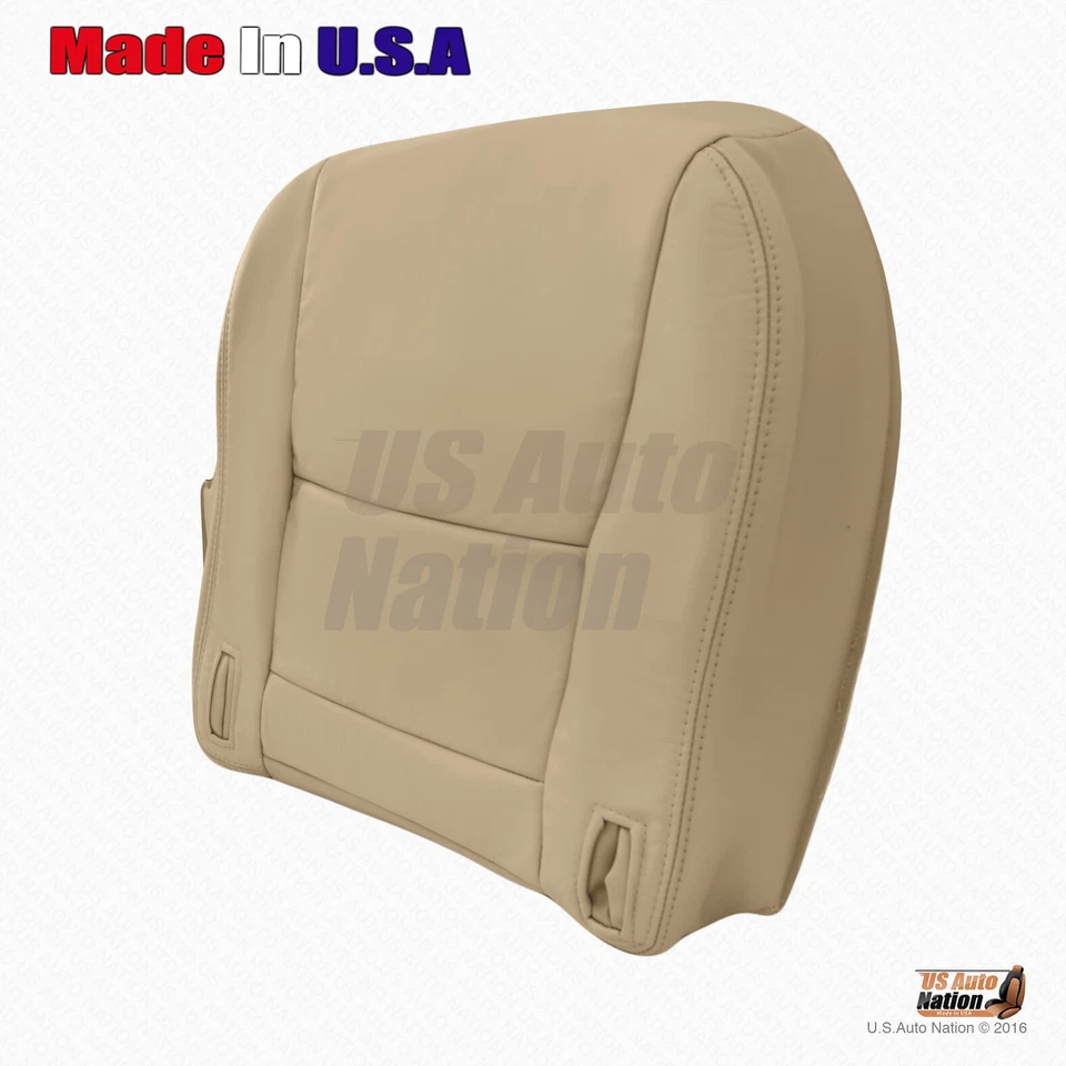 Se adapta a Lexus ES300 1997 a 2001 parte inferior del conductor delantero cuero cubierta de repuesto tostado Foto 3 de 4