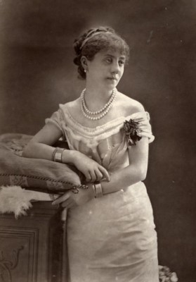 Frankreich Theater Bühne Schauspielerin Caroline Kalb Old Woodburytype Foto Liebert 1875
