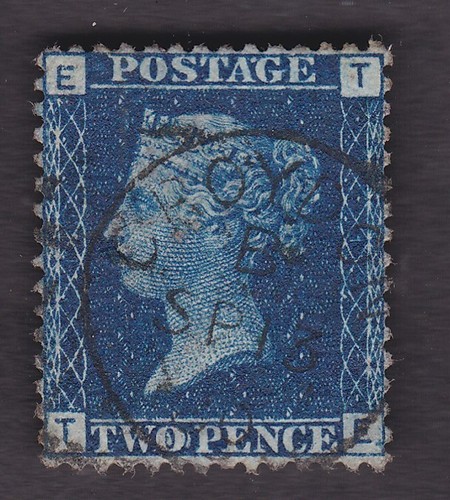 GB QV TWOPENNY BLUES 1840-70 Postmarks Plates etc Mixed ..PRICED SINGLY - Picture 44 of 57