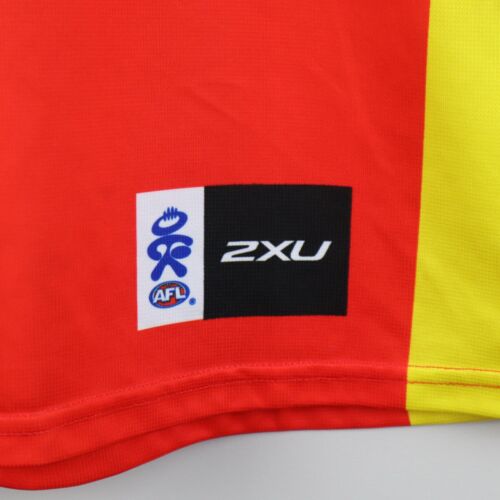 Gold Coast Suns Jersey Sz L Guernsey AFL Onfield Official Footy Football 2XU - Picture 3 of 6