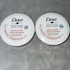 Dove Body Cream Lot Of 2 Womens Nourishing Body Care Beauty Cream 2.53 oz