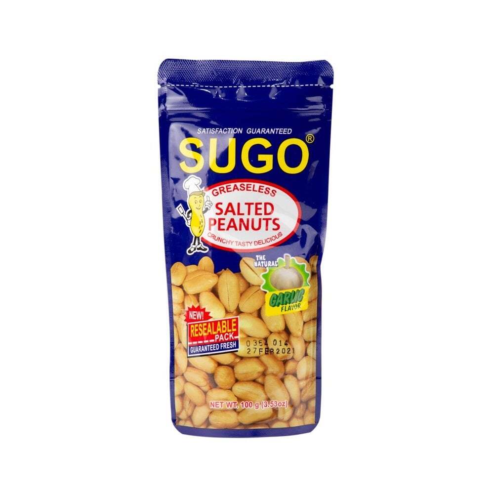 Sugo Salted Garlic Peanuts 100g