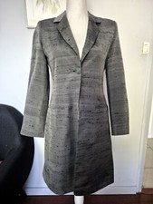 Veste redingote longue 100% soie sauvage - Taille 1