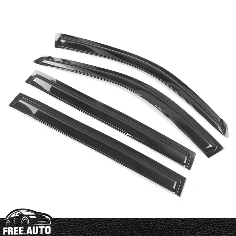 For 01-07 Toyota Highlander Window Visor Vent Rain Deflector Guard 4PCS Set - Image 3 of 4