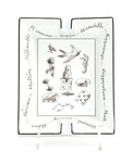 Hermes Change tray Owl porcelain Ashtray animal bird white plate VIDE POCHE