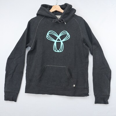 Aritzia TNA Hoodie Women's Size L Pullover Gray Blue Turquoise