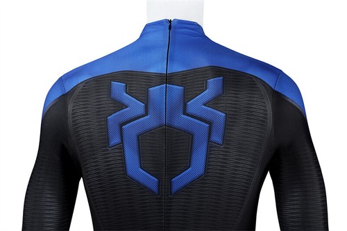 Spiderman Blue Suit Costume Jumpsuit Cosplay Spider-Man2  - Picture 8 of 18