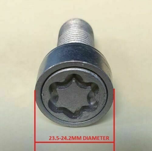 NEU! RADMUTTERKAPPEN FÜR AUDI A1 A3 A4 A5 A6 A7 TT SCHRAUBENKAPPEN 17mm SCHWARZ RUND - Bild 3 von 7