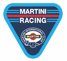Martini Racing Aufkleber "Dreieck" in 10cm breit 2 Stück Kontur Neu rar selten! 