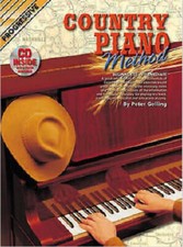 Learn How To Play Piano - Progressive Country Piano Method - Piano Book CD - R8