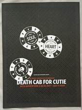 Affiche Death Cab for Cutie Andrew Bird 2009 théâtre grec UC Berkeley APE #79