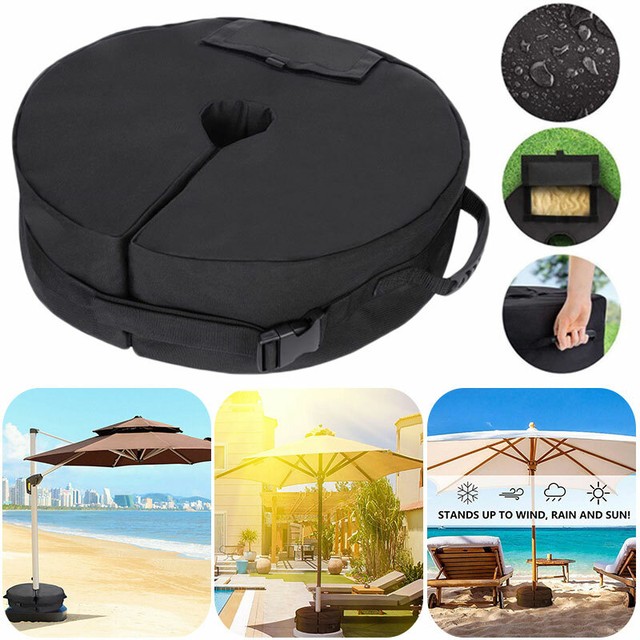 Patio Weight Sand Bag For Detachable Umbrella Base Wind Proof Wheel Tent Outdoor For Sale Ebay