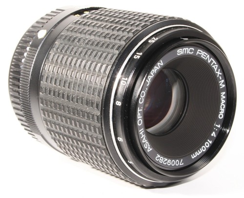 [Exc+5] Pentax SMC PENTAX-M MACRO 100 mm f/4 MF Nahaufnahmeobjektiv K-Mt aus Japan - Bild 2 von 14