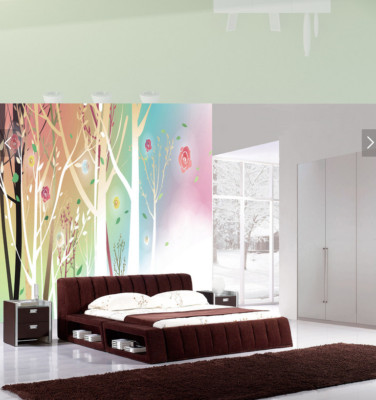 3D Branch Petals K806 Wallpaper Mural Self-adhesive Removable Sticker Kay