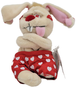 Idea Factory 1999 Meanies Valentines Got Lucky Bean Bag Plush