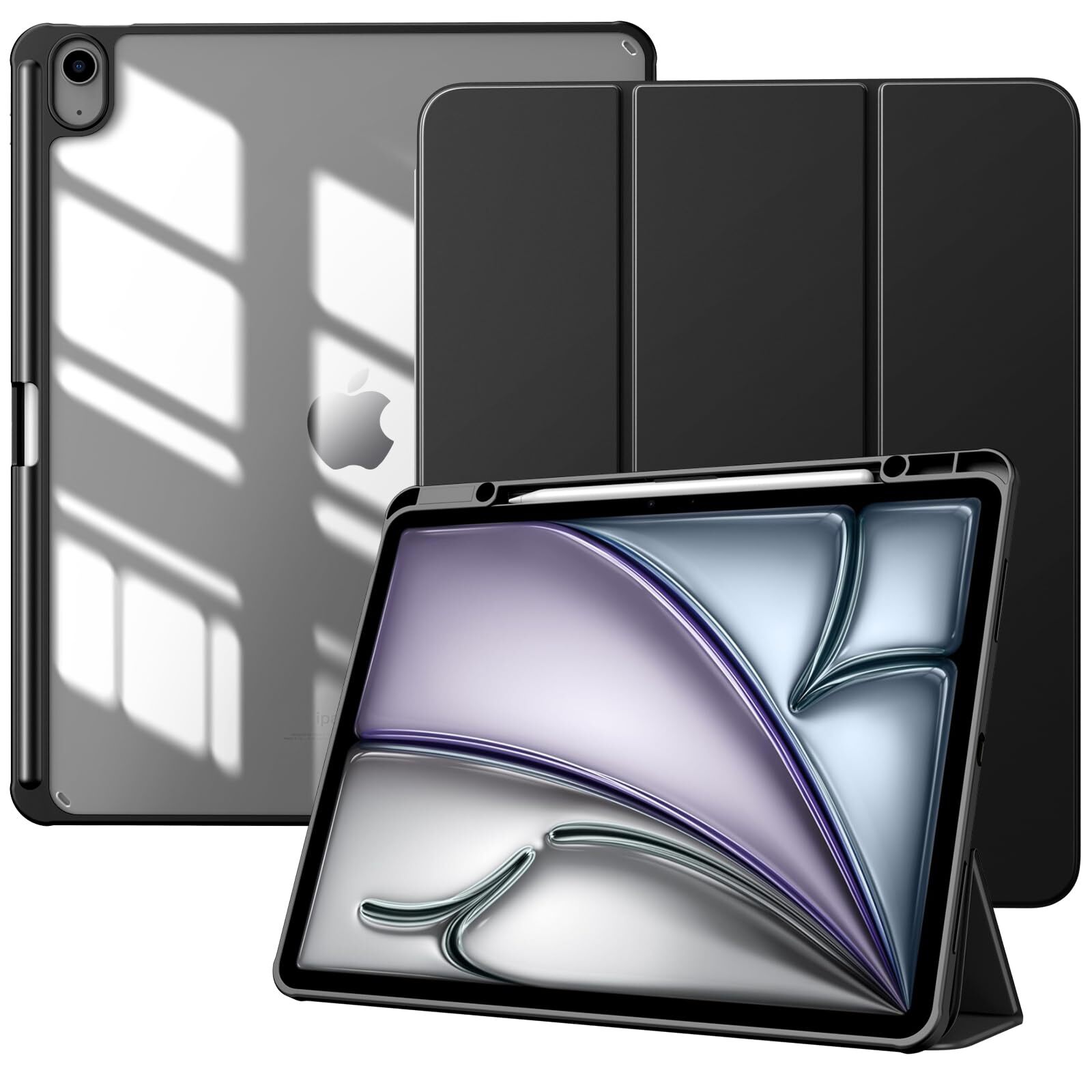 TiMOVO Custodia per Nuovo iPad Air 13 Pollici (M2) 2024 con Portapenne, Cover Pr