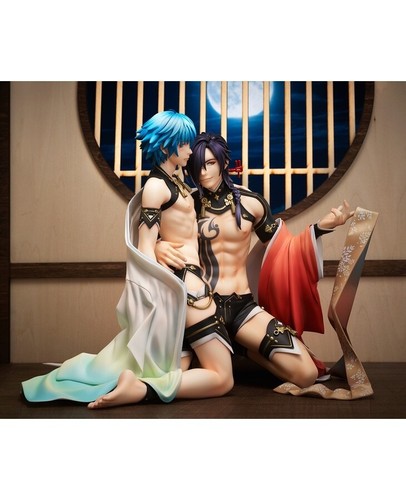 Native BINDing Aoba & Koujaku 1/6 Scale PVC Figure 20cm & 18cm - Picture 3 of 14