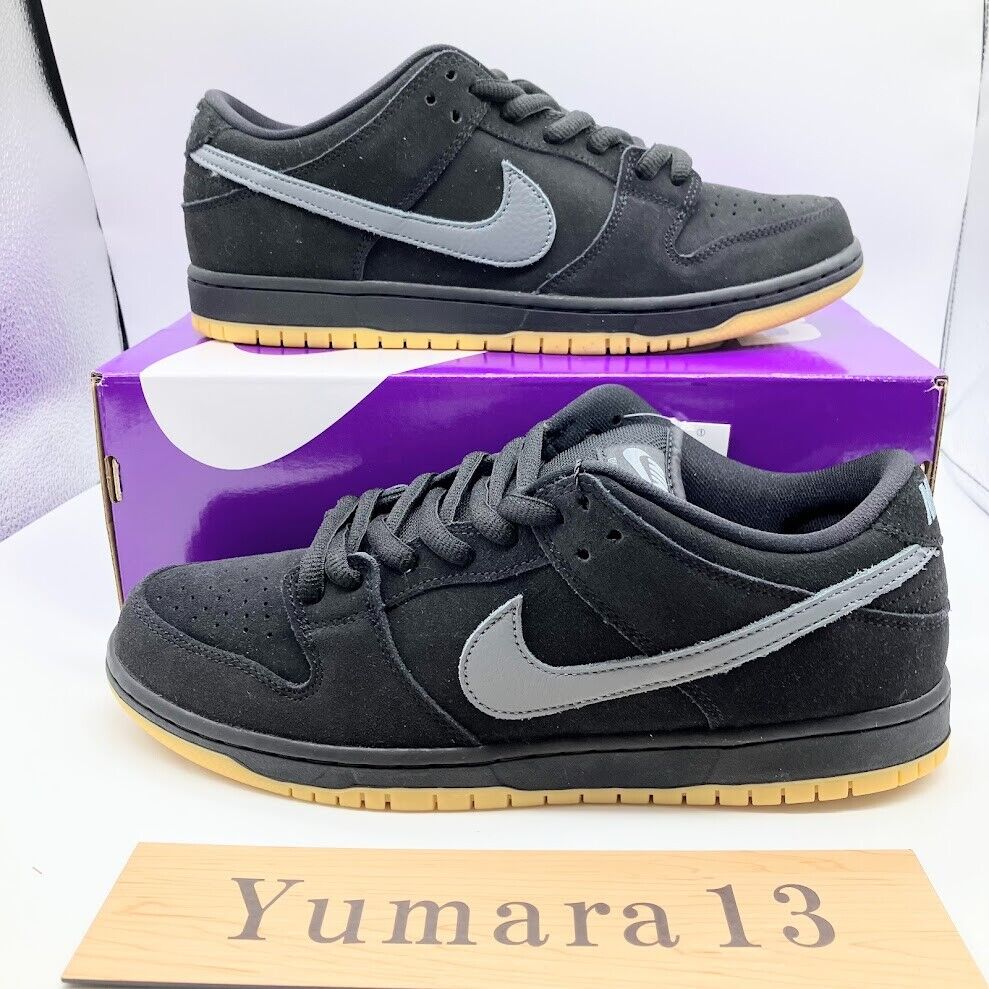 Nike Dunk Low Pro SB Black Fog Gray Bum BQ6817-010 Men's Nike Dunk Low Pro SB Black Fog Gray Bum BQ6817-010 Men's