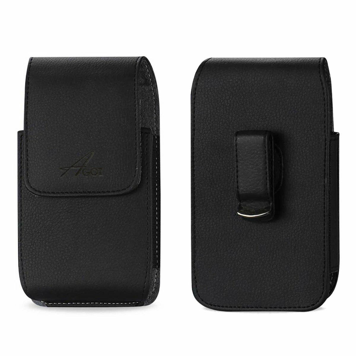AGOZ Vertical Leather Swivel Belt Clip Case for Phone with Otterbox  Symmetry on