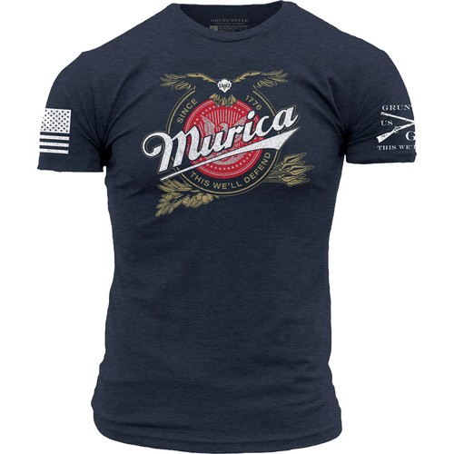 Grunt Style Women's Beer Encourages T-Shirt - Midnight Navy - Foto 10