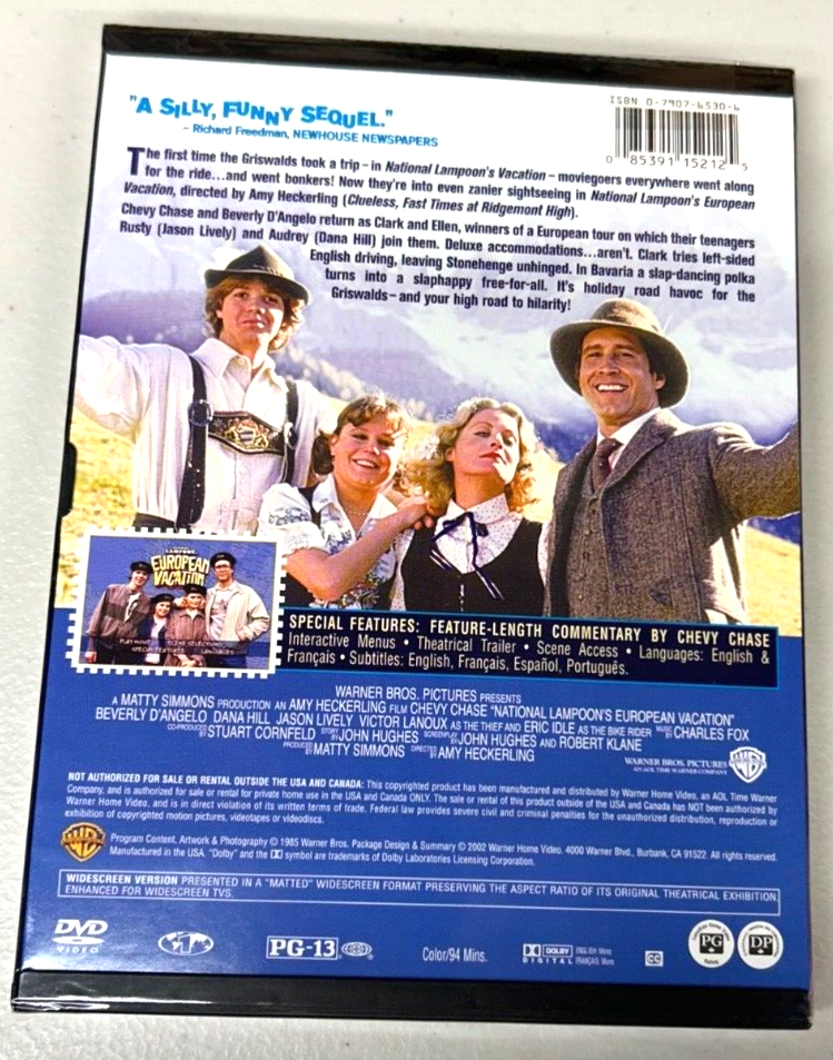National Lampoon's European Vacation (DVD) (Brand New Sealed) | eBay