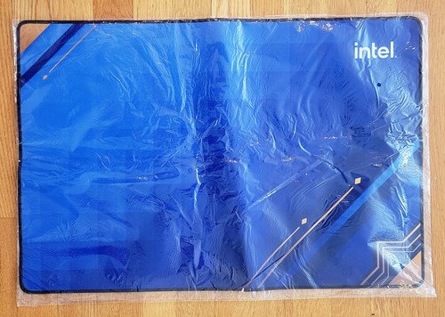 Tapis de souris Intel Gaming grand bureau NEUF scellé édition spéciale 23 x 15,5 - Photo 4/9