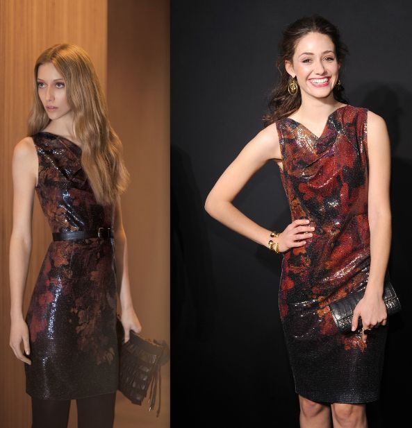 sachin and babi light blue dress elie tahari Garden Printed Twist Midi Dress MULTI main image 1