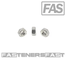 (25) 1/4-20 316 Stainless Steel Finished Hex Nuts 316 MARINE GRADE (25 PCS)