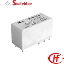 Image of Hongfa HF115F Series 1 Pole 16A Change Over relay PCB Mount 115VAC Coil