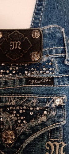 Miss Me Je5002b18r Boot Size 28. Fancy Pockets, Fake Holes, Everything You Want - Picture 11 of 18