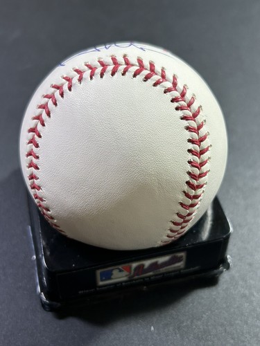 Phil Hughes signed OML baseball w/auth. Yankees Twins Padres (Item #1) - Picture 6 of 7