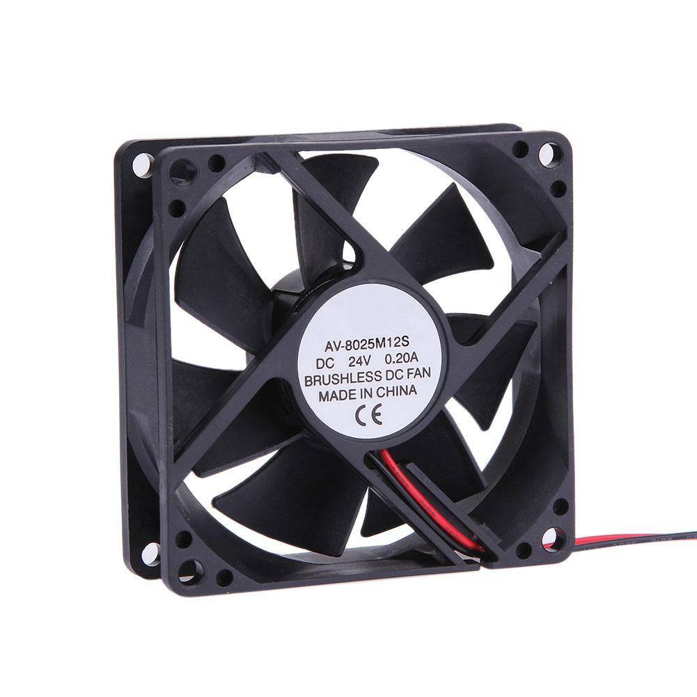 US 1pc Mini Brushless DC Cooling Fan 25x25x7mm 25mm 2507 5V 0.10A 7 blades 2pin