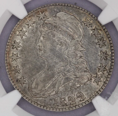 1822-P 1822 Capped Bust Half Dollar 50c NGC - XF40 EF40 Flashy! Luster of an AU