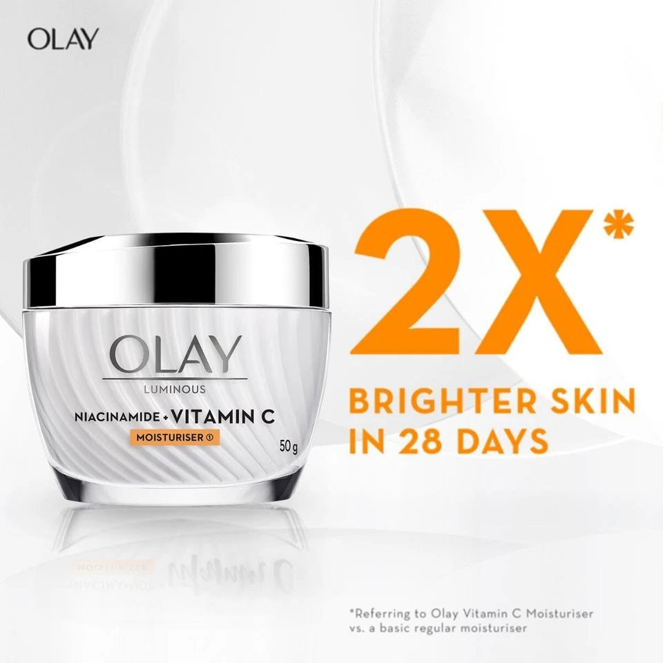 Kit Vitamina C Olay para 2X Brillo | Crema Vitamina C 50g con Limpiador Gratis 100g Foto 3 de 4