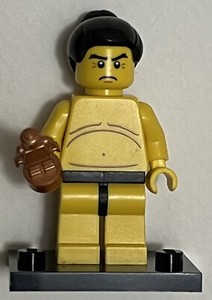 LEGO Minifigure Series 3 SUMO WRESTLER 8803 - 100% Complete with Trophy Award