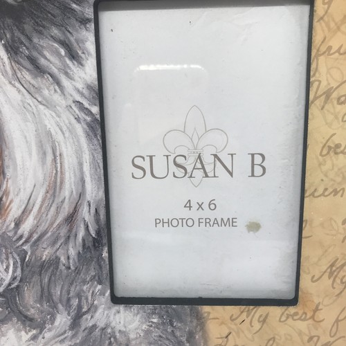 Schnauzer Photo Frame 4”x 6”. Actual Frame 10”x 10” - Picture 2 of 3