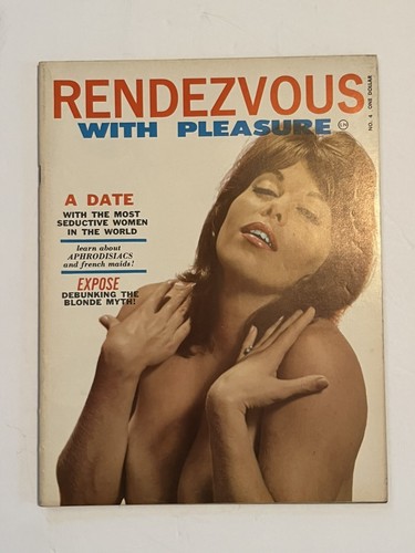 SELTENES VINTAGE ""RENDEZVOUS"" PIN UP MAGAZIN DER 1960ER JAHRE "KÄSEKUCHEN" MÄDCHEN, MÄDCHEN, MÄDCHEN