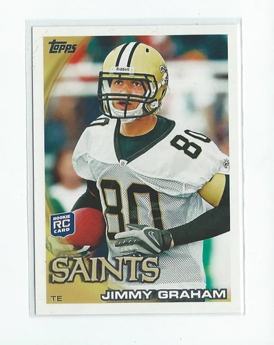 2010 Topps #265 Jimmy Graham RC Rookie Saints Seahawks Packers Bears