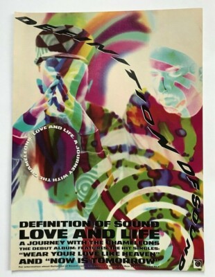 Vintage Original 90er Zeitschrift Werbung Bild Anzeige 1992 Definition of Sound Love 