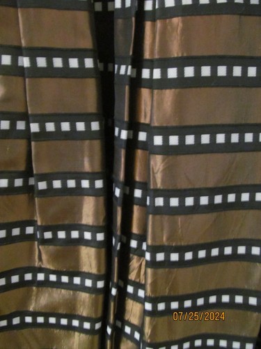 1960s true vintage gorgeous party dress polished brown silk 34-28-38 - Picture 6 of 12