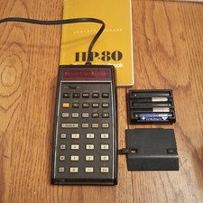 Vintage Hewlett Packard HP-80 for Parts or Repairs Power cord Instructions pics