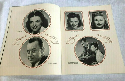 1950s Inside Fred Waring's Pennsylvanians Souvenir Program Big Band History Vtg - Picture 4 of 5