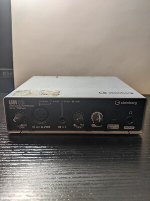 Steinberg UR12 USB Audio Interface (Good Condition & Functions as it should)