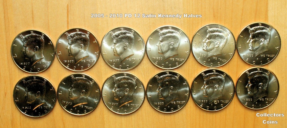 1964 - 2025 Kennedy Half P&D 130 Coin COMPLETE Uncirculated