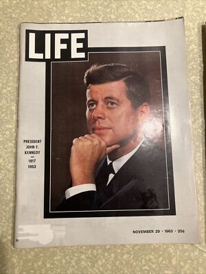 Lot of 2 Kennedy Life Magazine Issues - Nov 29, 1963 & Dec 6