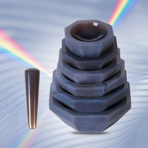 70mm 80mm 90mm 100mm 110mm 120mm all sizes Natural Agate Mortar and Pestle - Picture 17 of 26