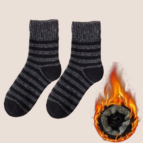 5 Pairs Thicken Cashmere Socks Winter Casual Wool Soft Warm Socks Men Sport - Picture 17 of 22