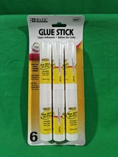 Bazic Glue Stick 8g / 0.28 Oz. Small Washable Dries Clear Acid free #2027