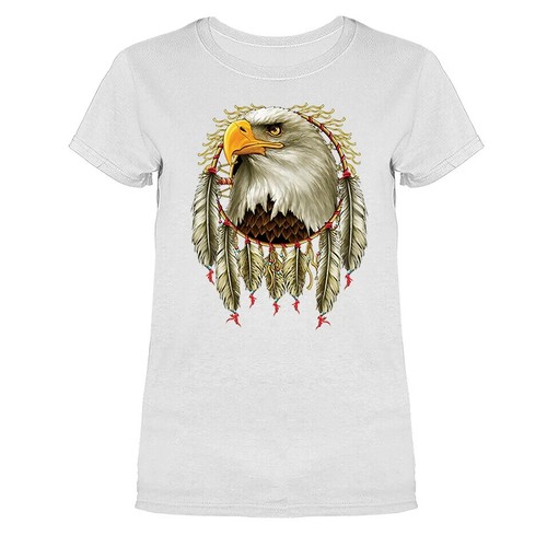 T-shirt donna Eagle Dreamcatcher nativi americani indiani piuma - Foto 16 di 18
