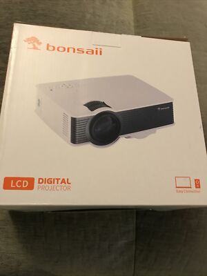 Bonsaii LCD Digital Projector Easy Connection -  New